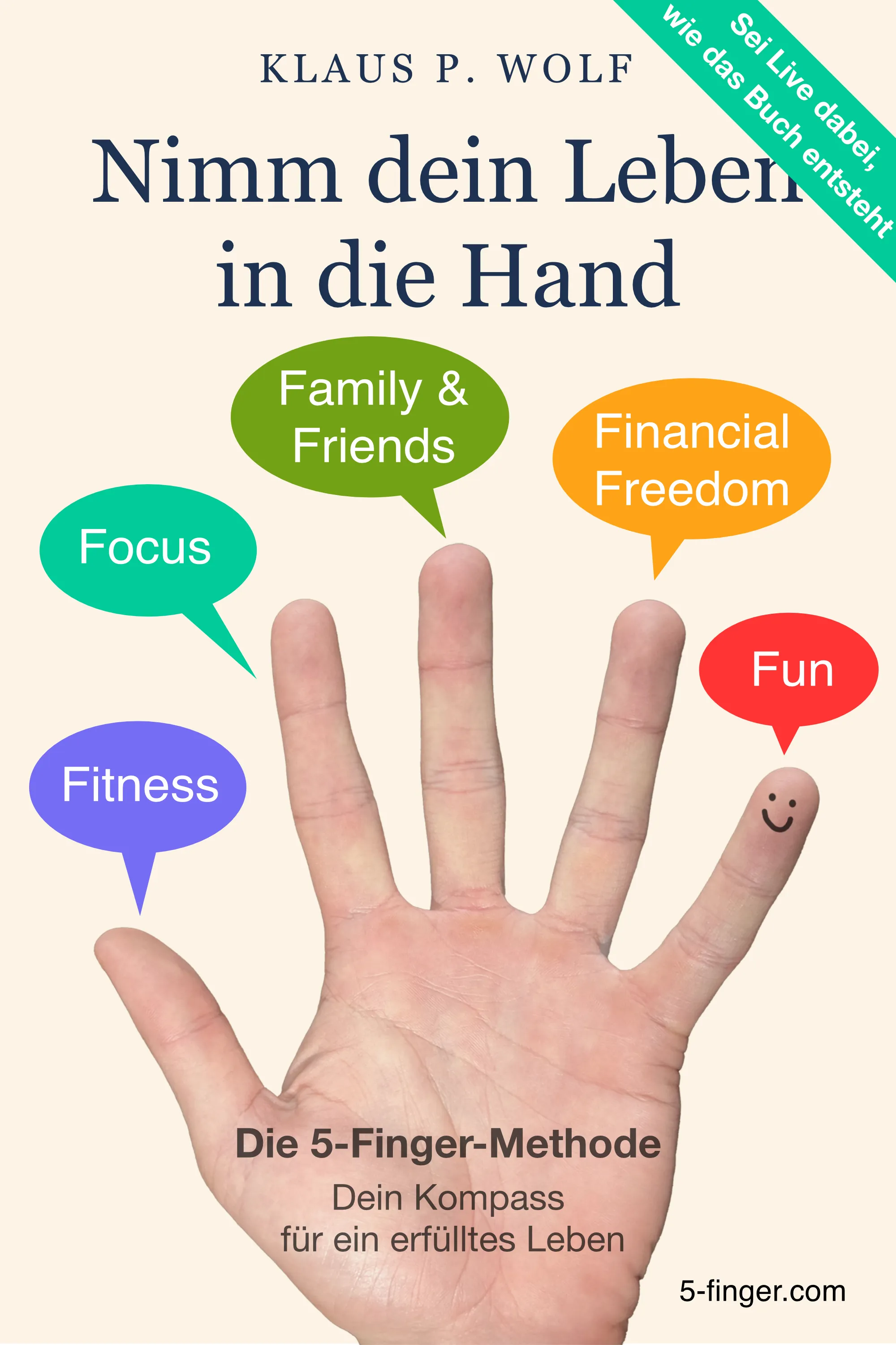 Buchcover: Die 5-Finger-Methode von Klaus P. Wolf